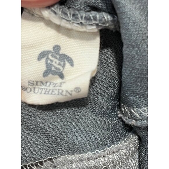 Simply Southern Collection Womens Quilted‎ Pullover Sweater Gray Medium - Picture 10 of 12